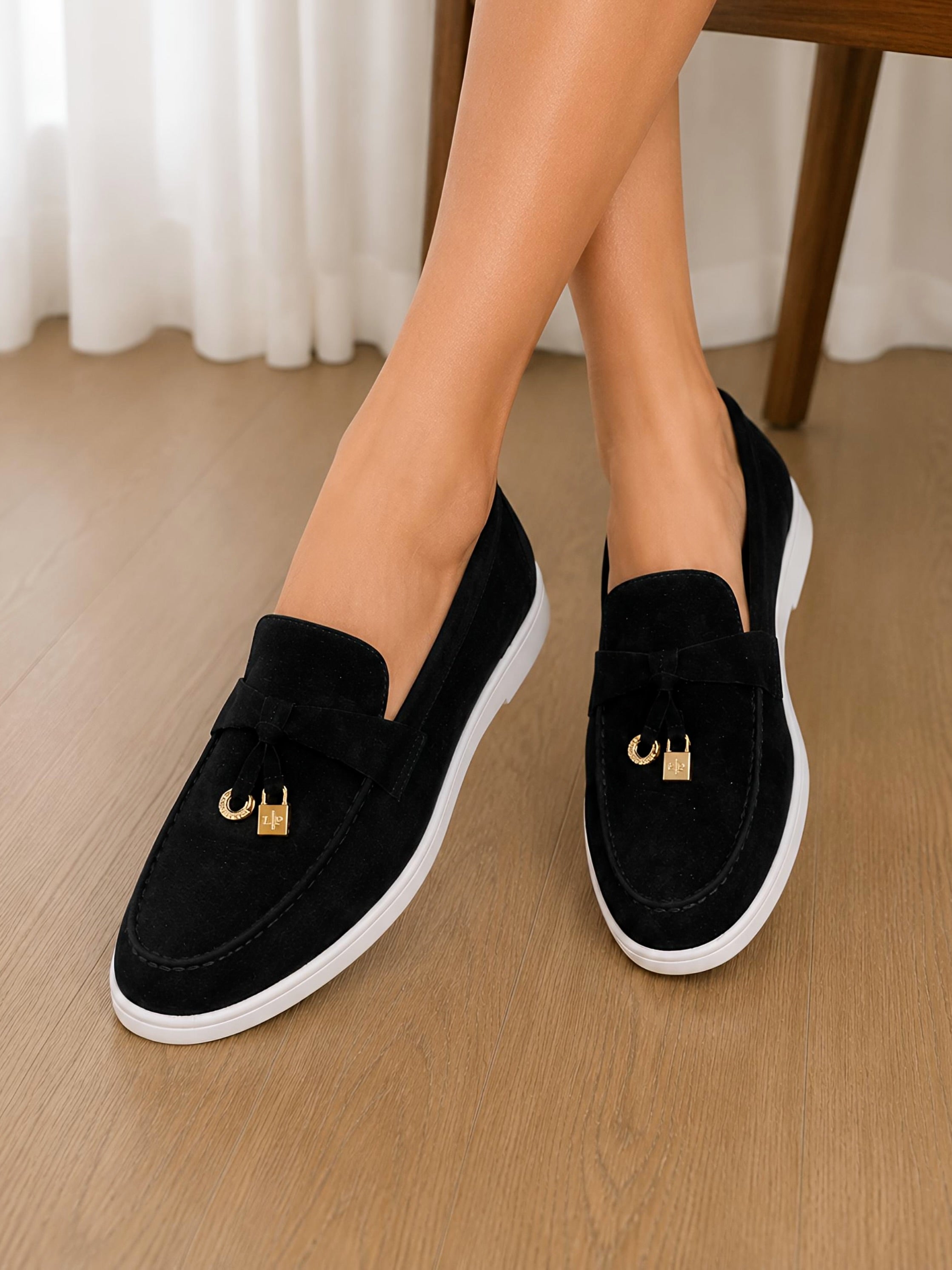 Liora Brown Leather Women Loafers