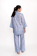 OLEANDER FLORAL PRINTED CREPE LAWN CO-ORD SET