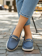 Olja Moccasins - Blue