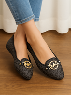 M-K Ballerina Flats - Black