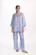 OLEANDER FLORAL PRINTED CREPE LAWN CO-ORD SET