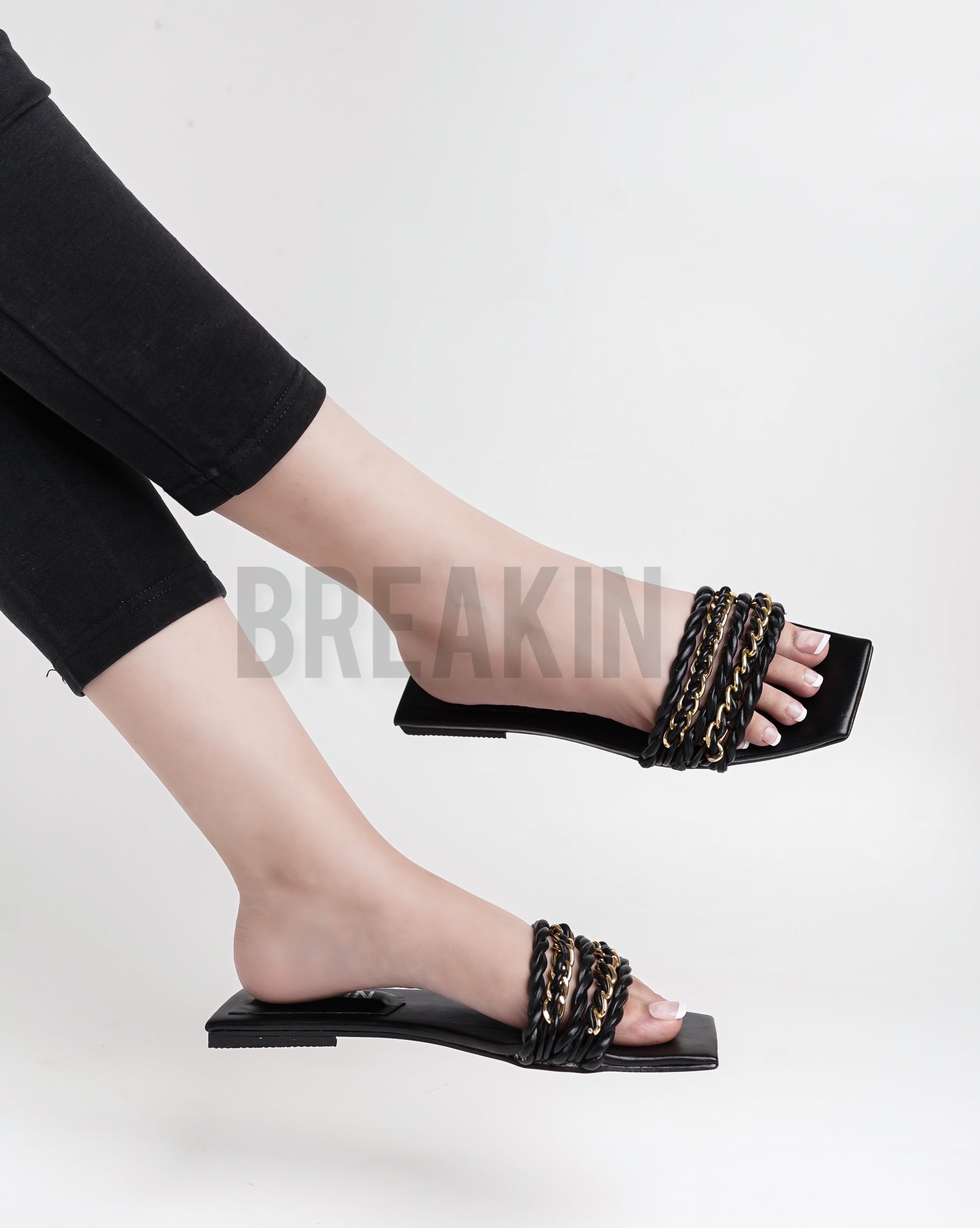 Eva Rope Slide Black