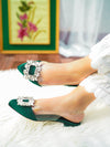 Gemstone Sandle Green