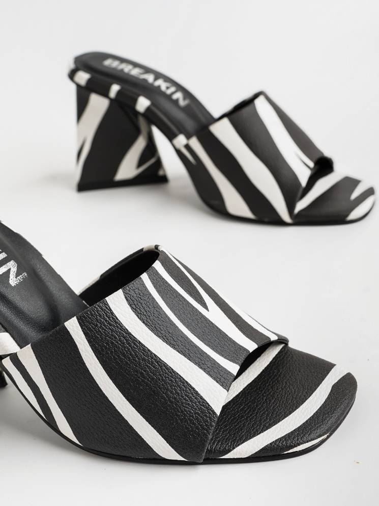 Zebra Triangle heel Combo