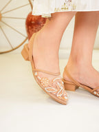 Remi Pearl Embroidery - Nude
