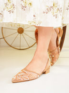Remi Pearl Embroidery - Nude