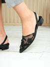 Remi Pearl Embroidery - Black