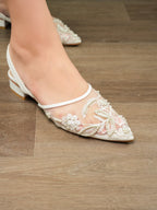 Remi Pearl Embroidery - White