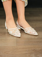 Remi Pearl Embroidery - White