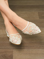 Remi Pearl Embroidery - White