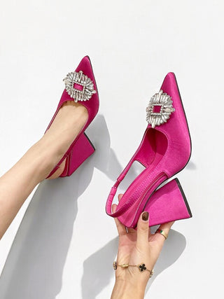 Z-r Triangle Heel Shoes Pink