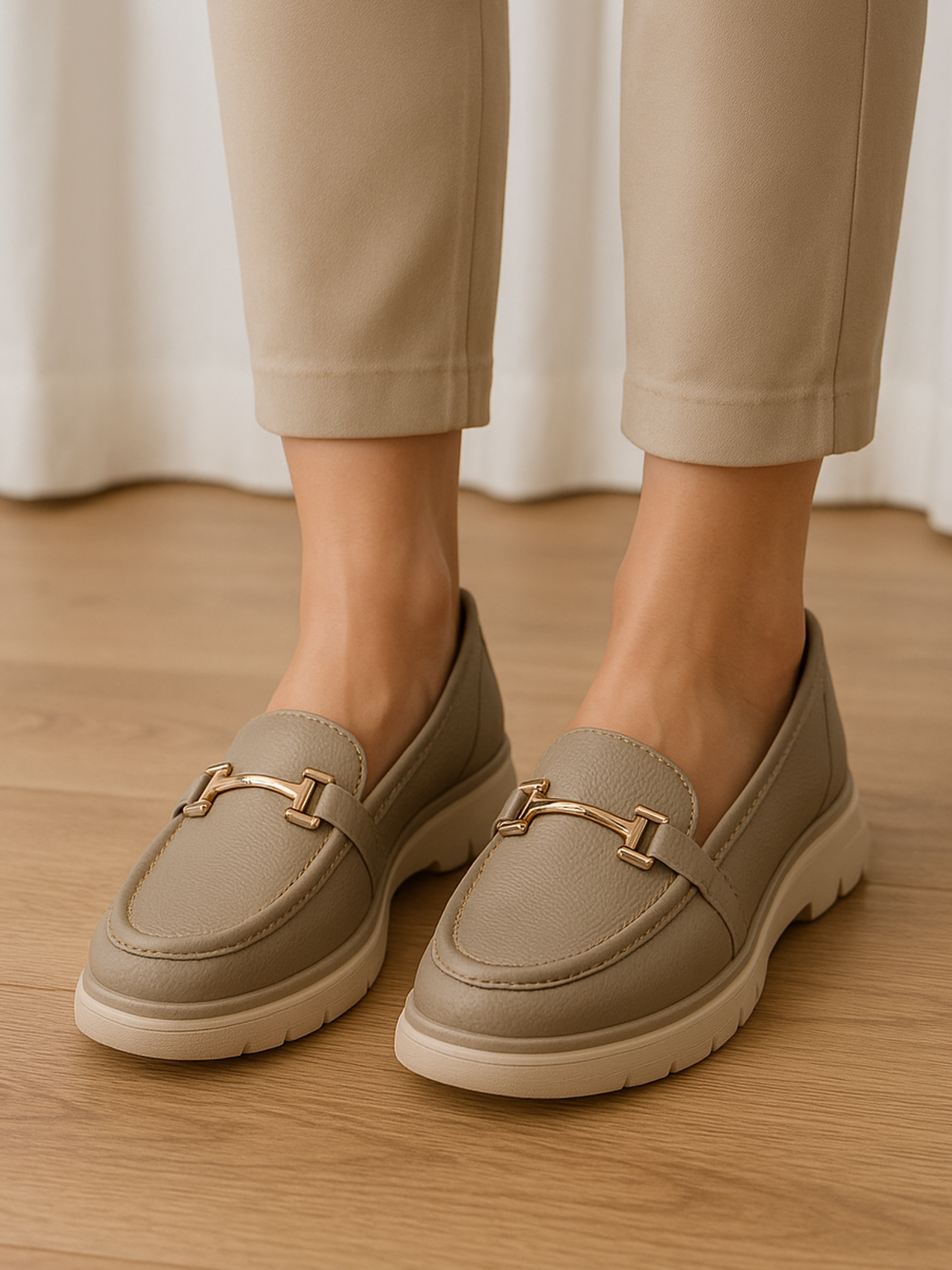 Chester Moccasins - Beige