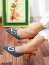 Dahlia Denim heel