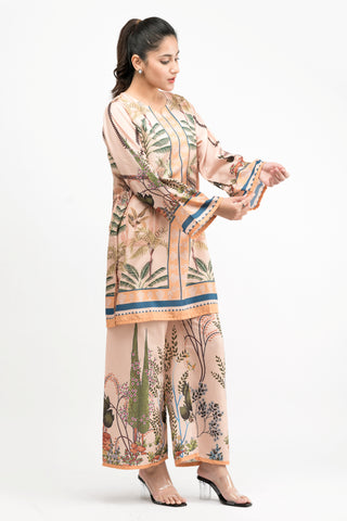 MARFA VIBRANT CREPE LAWN CO-ORD SET