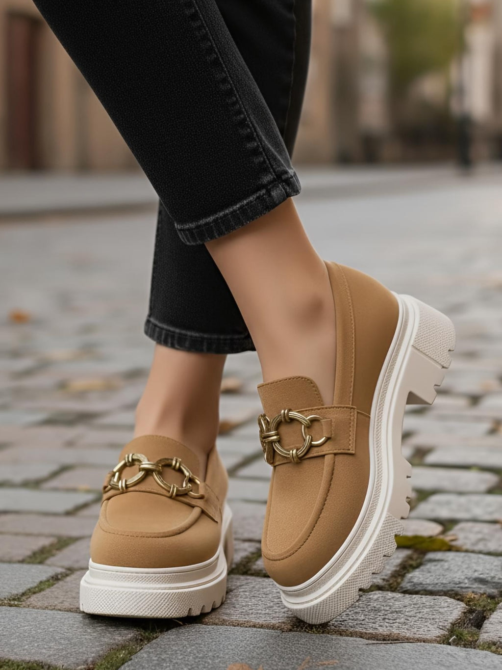 Chunky Loafers - Mustard