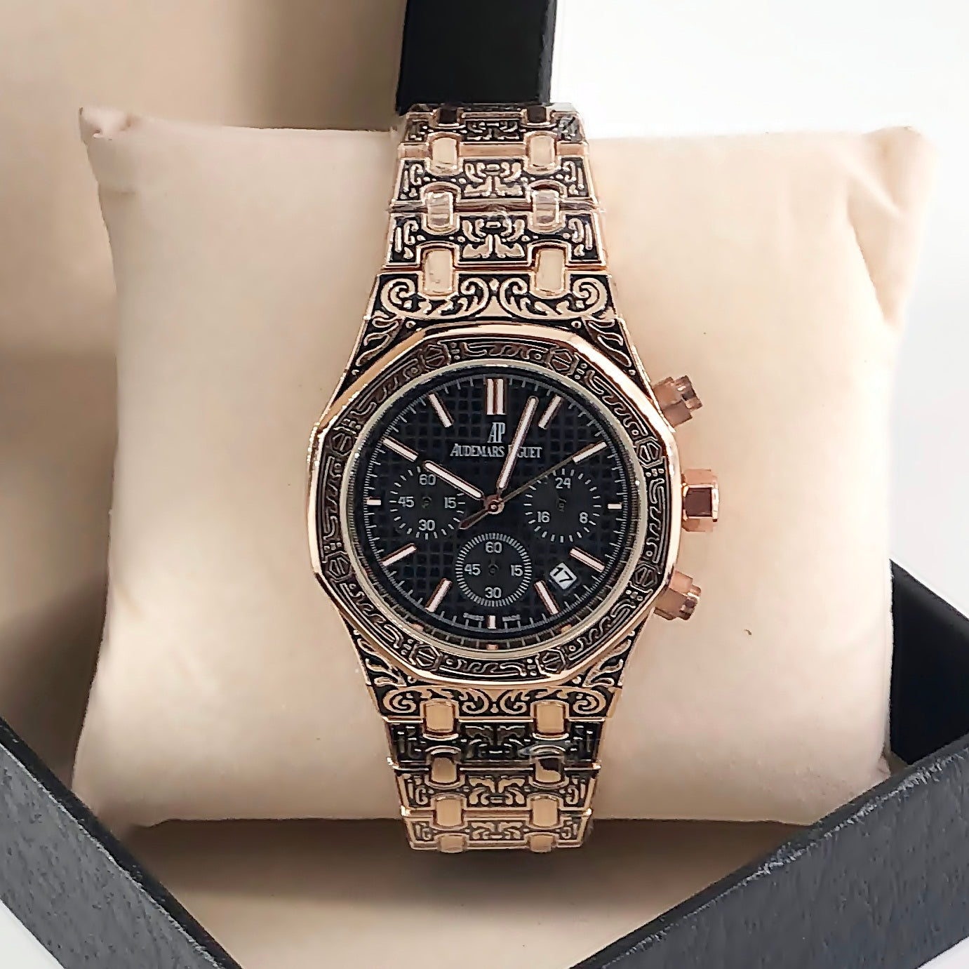 A-P Cronograph Black Dial