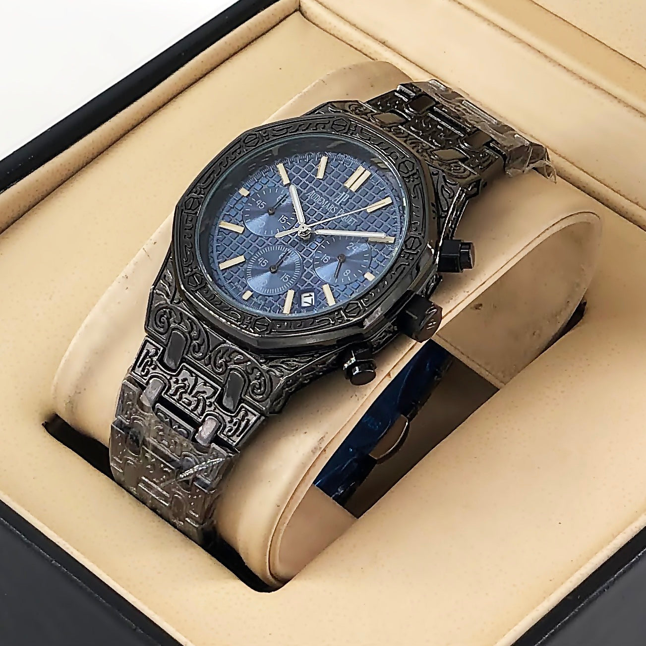 A-P Cronograph Blue Dial