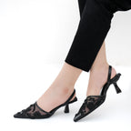 Wren Pearl Embroidery Black