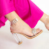 NICOLO TRANSPARENT HEELS (NUDE) - Breakin.pk