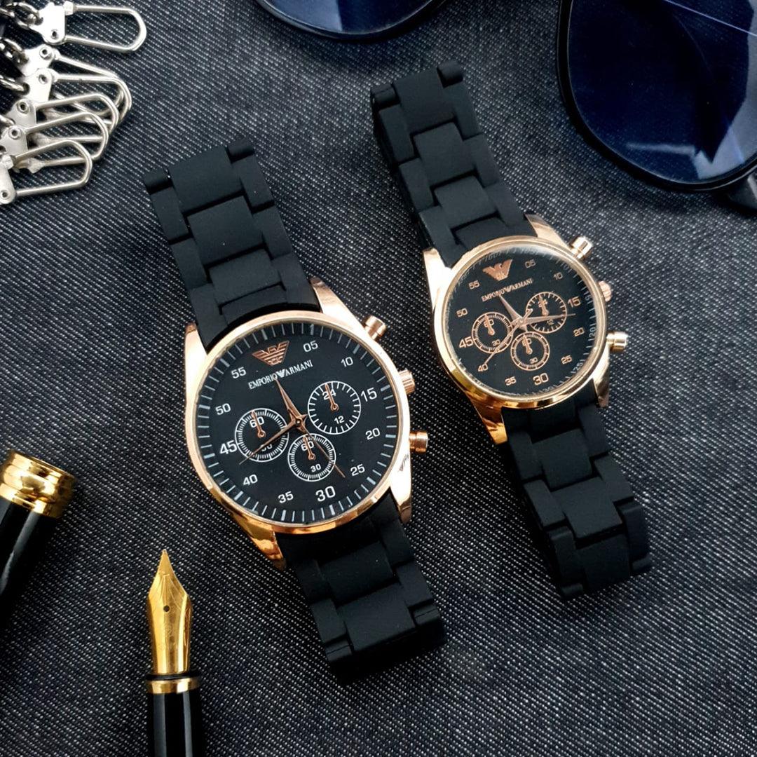 Black Golden Case Pair. - Breakin.pk