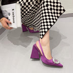 Z-r Triangle Heel Shoes With Multi Colors - Breakin.pk