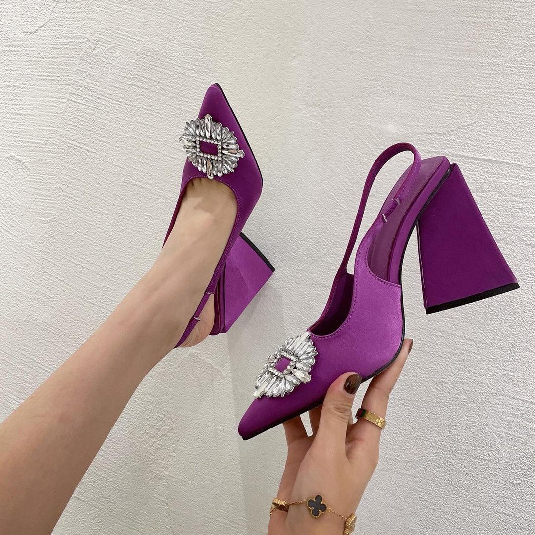 Z-r Triangle Heel Shoes With Multi Colors - Breakin.pk